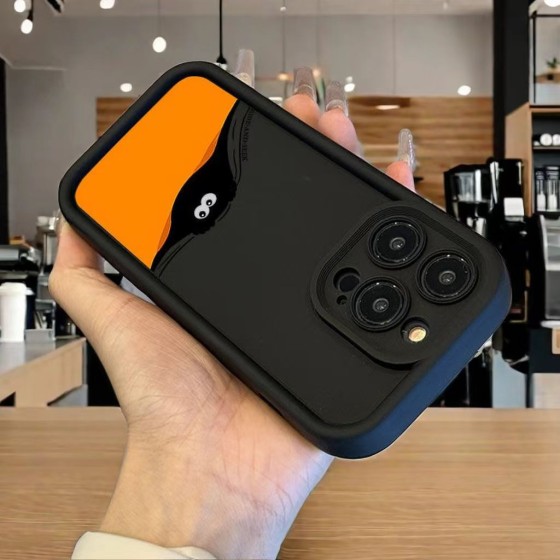 小煤球加厚适用苹果17手机壳iphone16pro简约13防摔15pro全包14xs