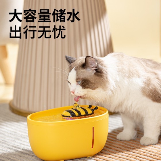 宠物饮水机猫饮水机猫水碗流动器猫咪饮水机自动活水不插电批发