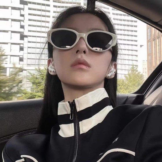 高级感女款太阳镜 防紫外线ins潮流时髦旅游沙滩墨镜新款百搭墨镜