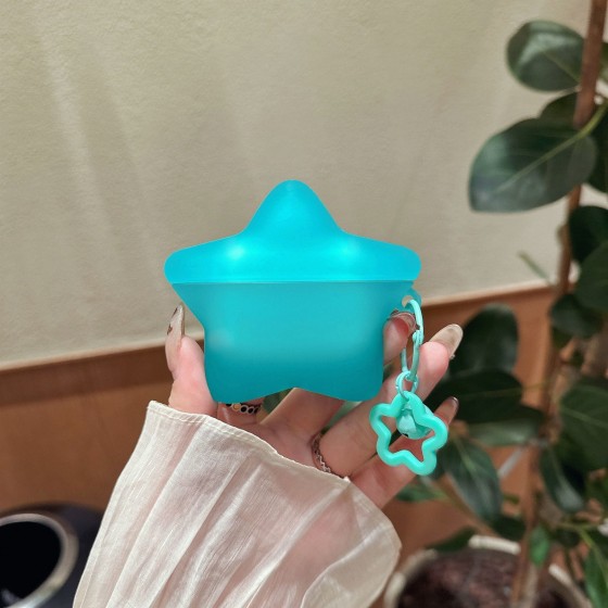 五角星AirPods pro3苹果蓝牙耳机壳1/2/3/4代硅胶保护套适用