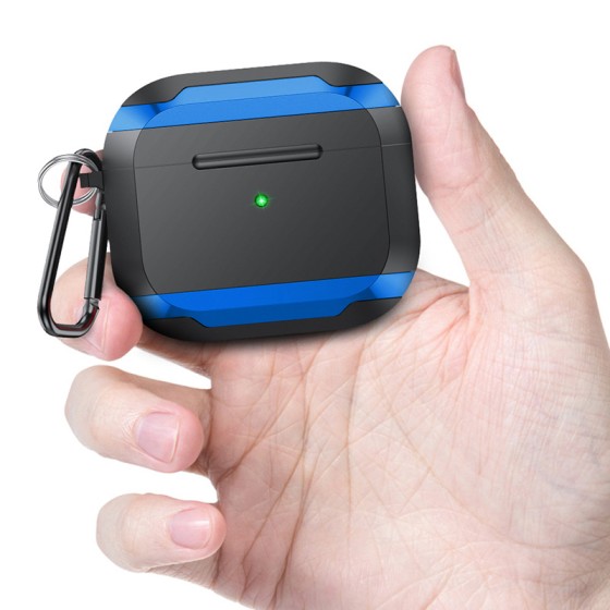 跨境新款4代蓝牙耳机金属防摔保护壳用于AirPodspro3系列耳机保护