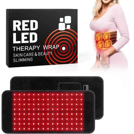 LED红光理疗护腰红光腰带红外腰带红光理疗灯红外发热护腰