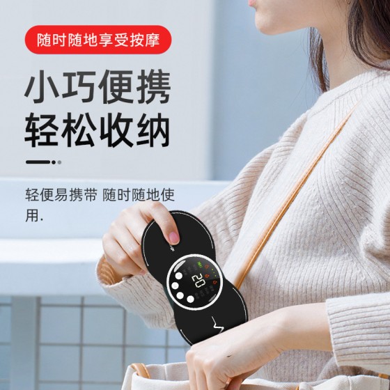 限时特价遥控加热颈椎按摩仪 便捷式迷你EMS脉冲发热按摩颈部贴